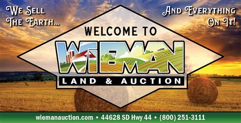 2 applied to all purchases. . Wieman land auction co inc photos